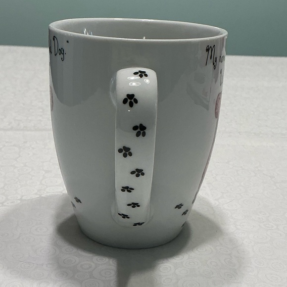 Coffee Mug with Dog Illustration by Leslie Murrey - Picture 2 of 7